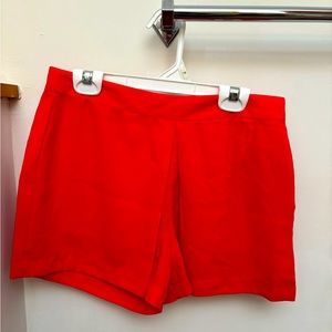 Red A&F shorts, size 00